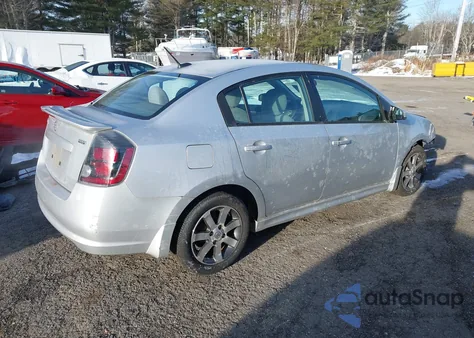 2012 Nissan Sentra 2.0 Sr z USA, uszkodzony, nr VIN 3N1AB6AP0CL734998